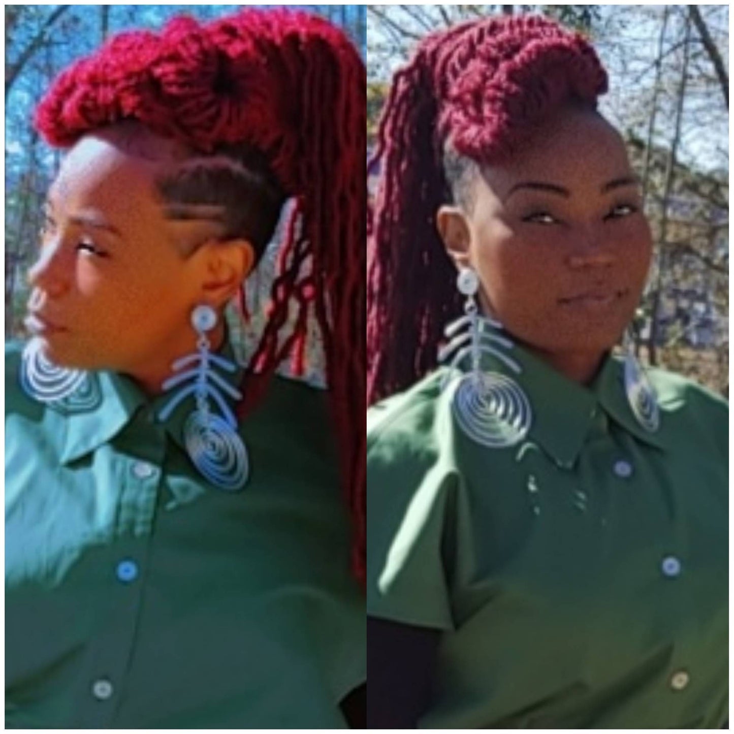 Gold fish bone earrings, statement earrings, African earrings, gold statement earrings, boho earrings