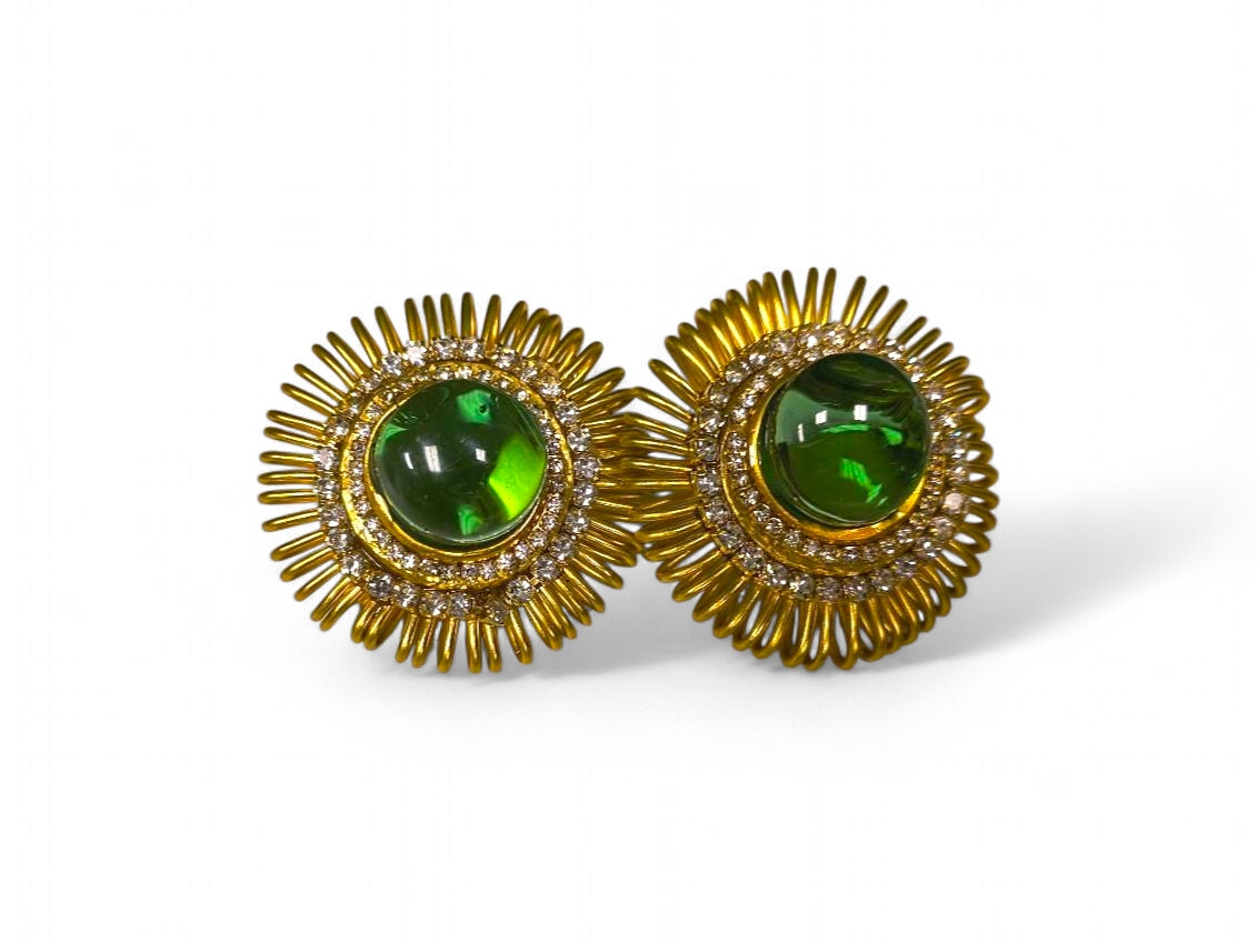 Luxeisha Studs (green)