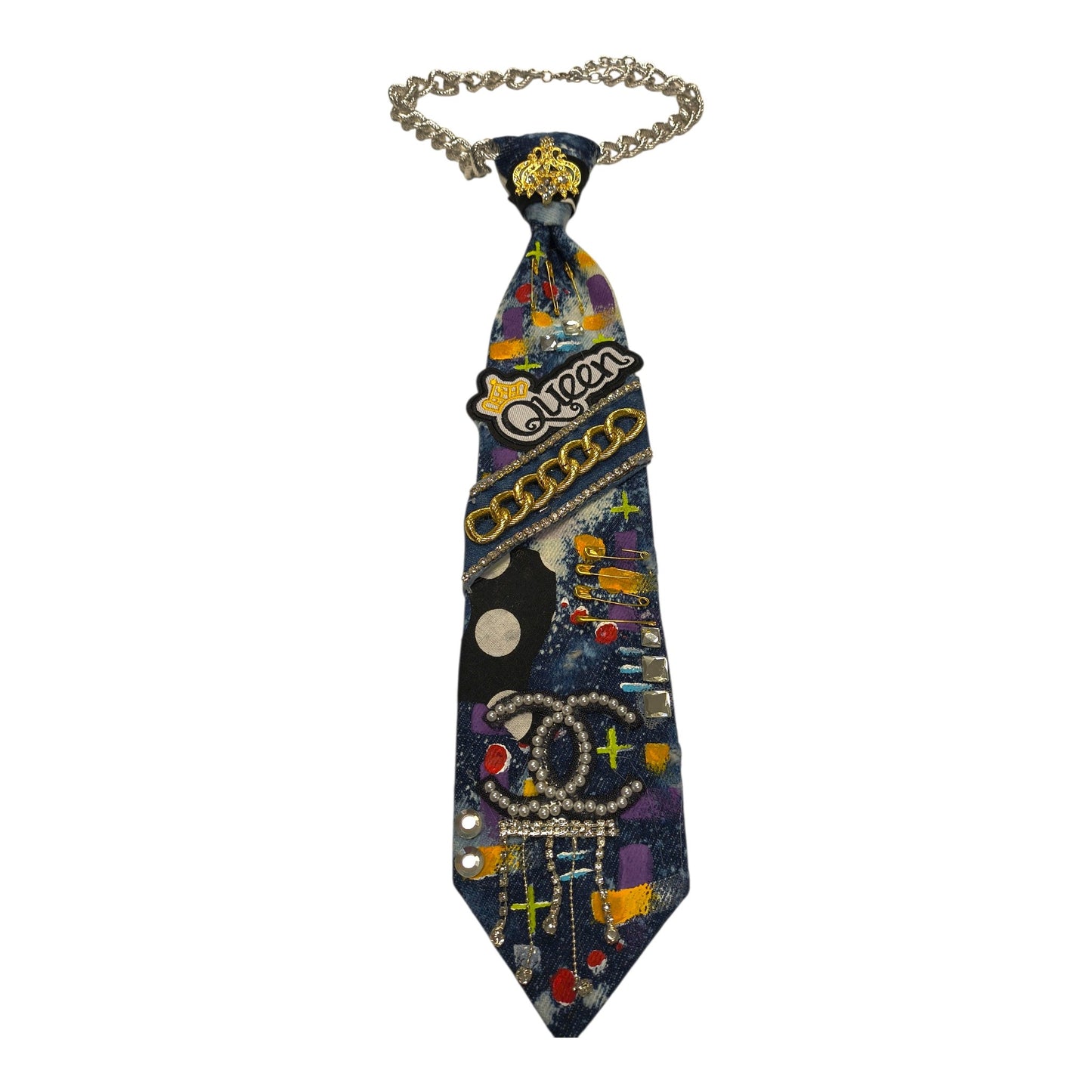 Upcycled Denim Tie