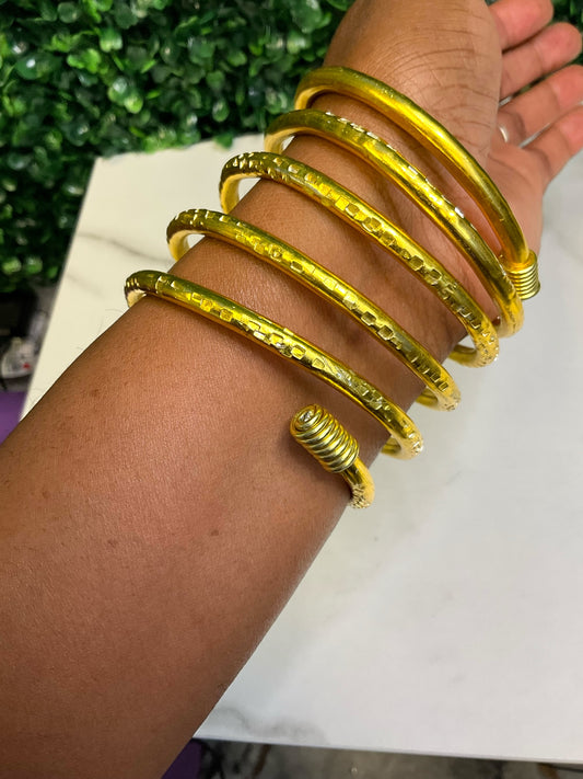 Cuff’d in Coil Bracelet