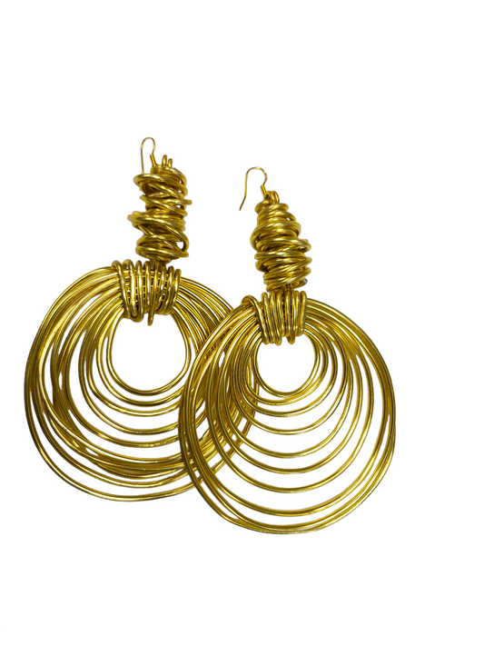 Yellow Gold Drop Earrings