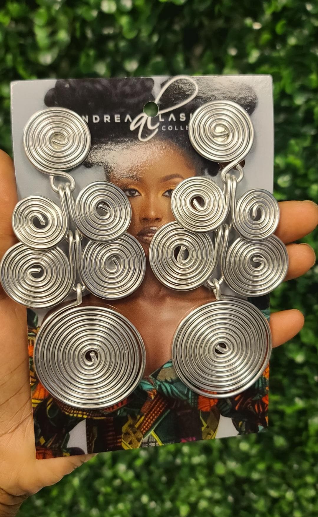 Gold Aluminum Disc Statement Earrings: Boho African Style