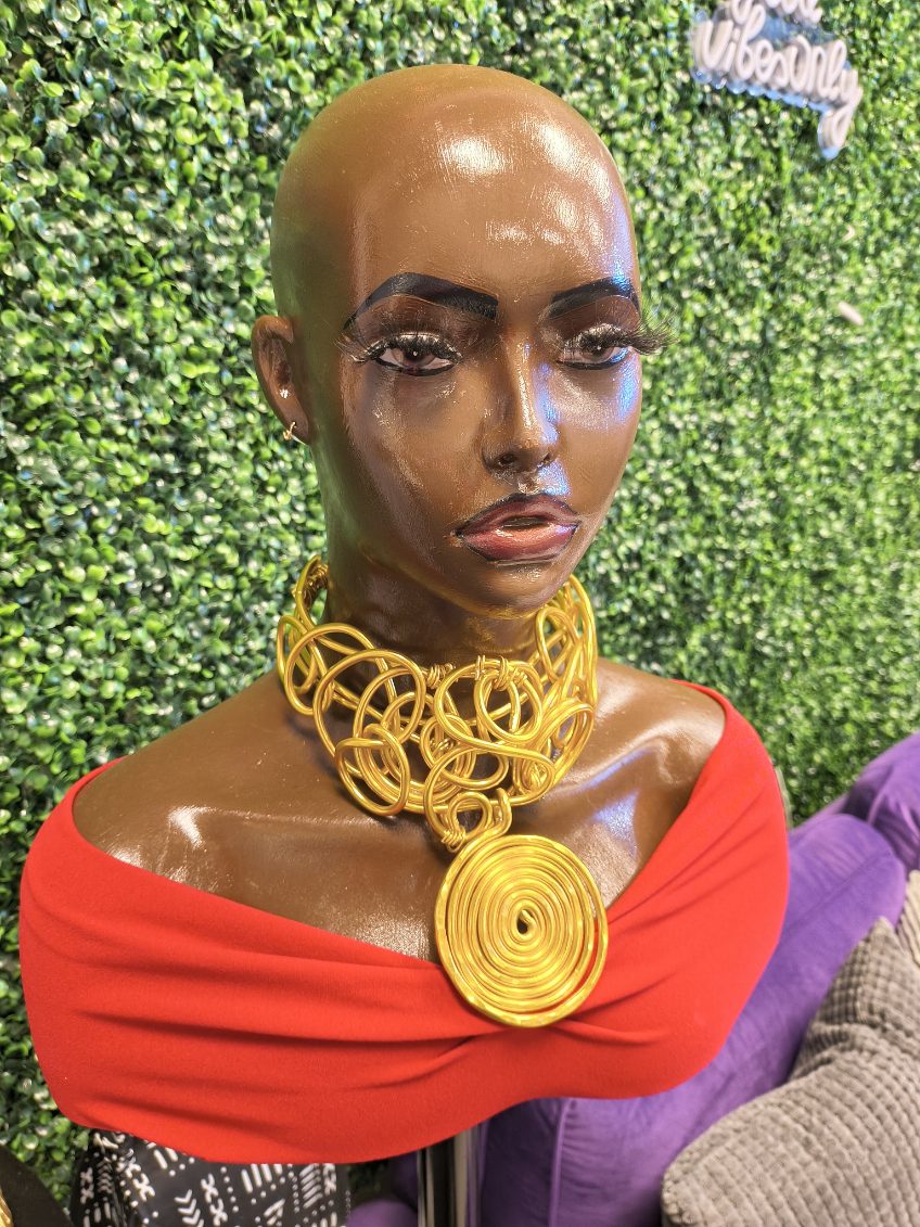Haute Mess Statement necklace (yellow gold)