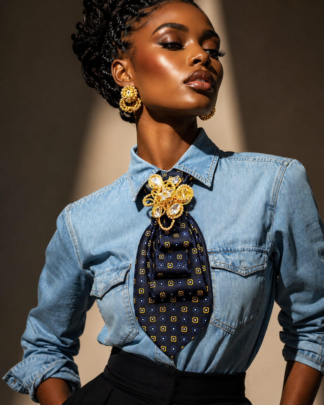 Navy Necktie