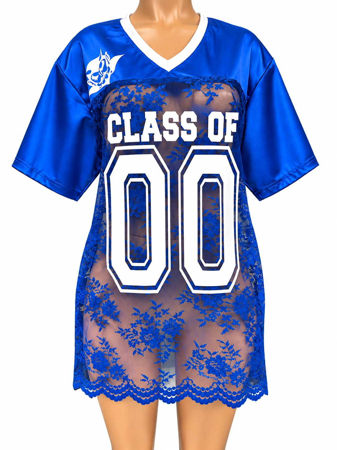 Blue lace Jersey