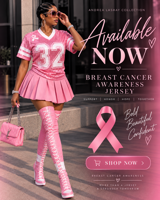 Breast Cancer Dot Sequin Jersey