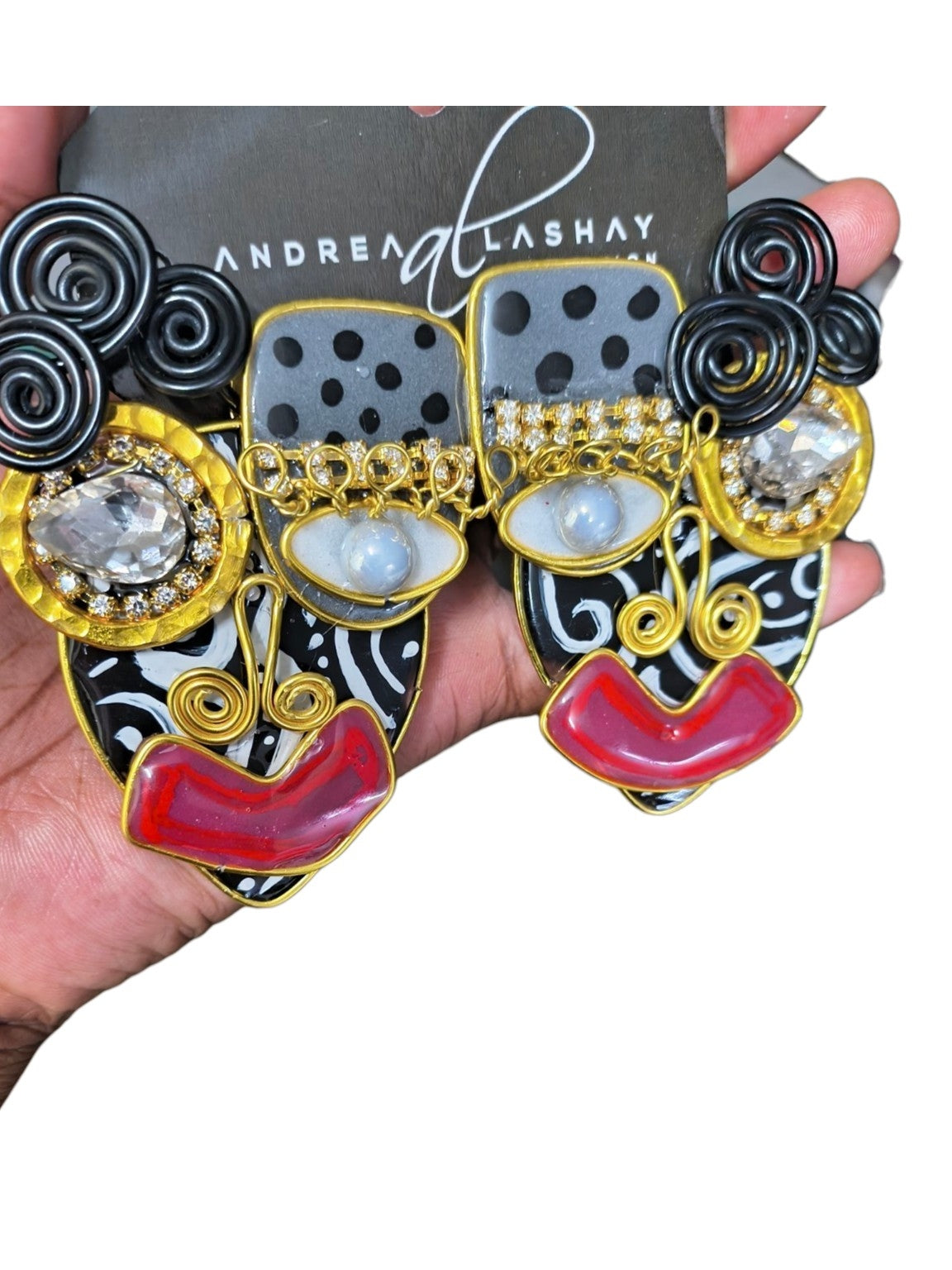Rich Auntie Statement earrings